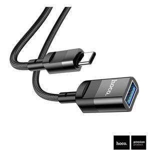 Кабель Hoco подовжувач тато-мама Type-C – USB 3.0 1,2 метра 5Гбіт/с Black (U107_usbC)