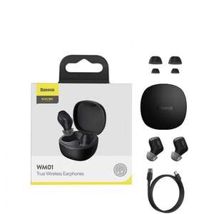 Бездротові навушники Baseus Encok WM01 True Wireless Earphones | Black