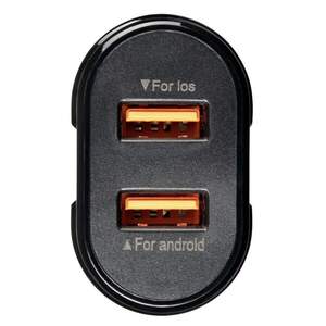 Мережевий зарядний пристрій Gelius Avangard GP-HC06 2USB 2.4A 12W + кабель Lightning Black