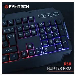 Ігрова клавіатура Fantech Hunter Pro K511 з LED RGB-підсвіткою