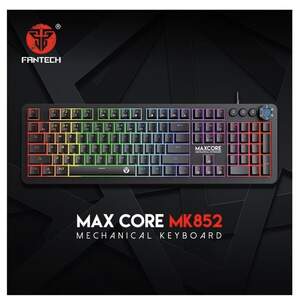 Ігрова клавіатура Fantech Max Core MK852 Blue Switch механічна c LED RGB підсвічуванням