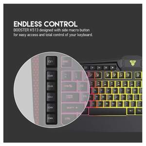 Ігрова клавіатура Fantech Booster K513 з LED RGB-підсвіткою