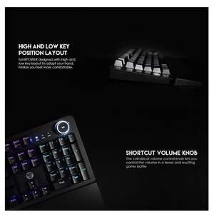Ігрова клавіатура Fantech Max Power MK853 Blue Switch механічна з LED RGB-підсвіткою