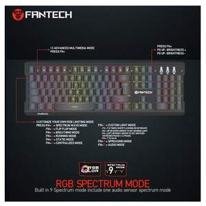 Ігрова клавіатура Fantech Soldier K612 з LED RGB-підсвіткою