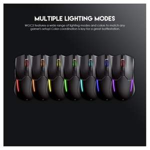 Ігрова комп'ютерна миша Fantech WGC2 Venom II 2.4Ghz бездротове RGB підсвічування black