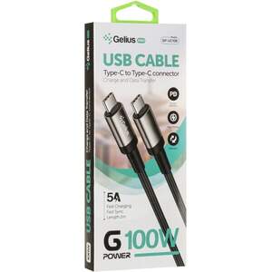 Кабель Gelius Pro G-Power GP-UC108 Type-C/Type-C 2m 100W Black