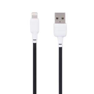 Кабель USB Gelius Full Silicon GP-UCN001L Lightning (1.2m) (18W) Black/White