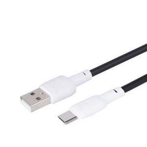 Кабель USB Gelius Full Silicon GP-UCN001C Type-C (1.2m) (18W) Black/White